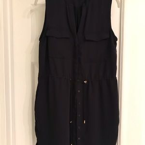 Navy blue h&m dress